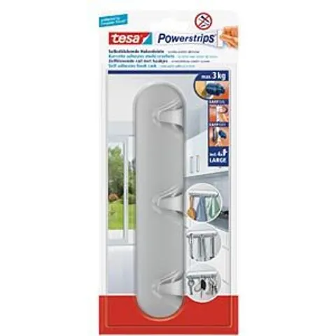 TESA 58095 - tesa® Powerstrips® hook strip, matt chrome – image 2