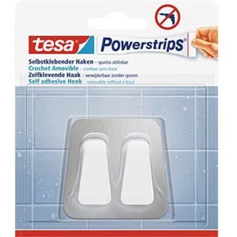 TESA 59785 - tesa® Powerstrips® double hook, metal-plastic – image 2