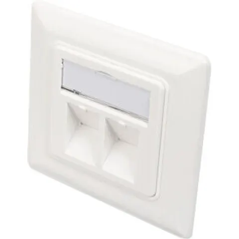 DIGITUS DN938011 - Empty box with front panel for 2x Keystone modules – image 2