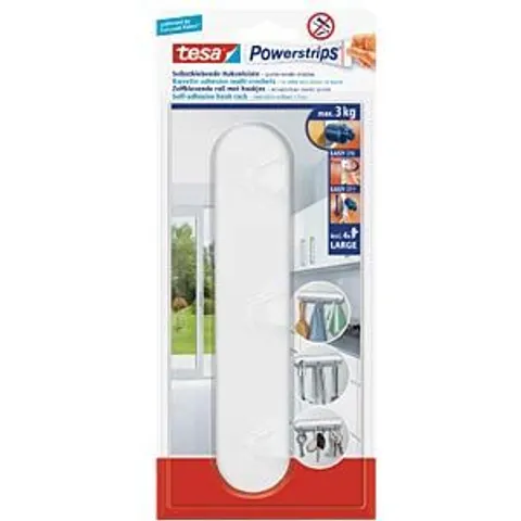 TESA 58094 - tesa® Powerstrips® hook strip, white – image 2