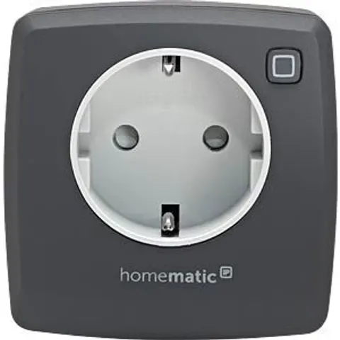 HOMEMATIC IP HMIP PSM-2-A - Switch-metering socket outlet, anthracite – image 2