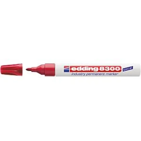 EDDING 8300RT - Industrial permanent marker, red – image 2
