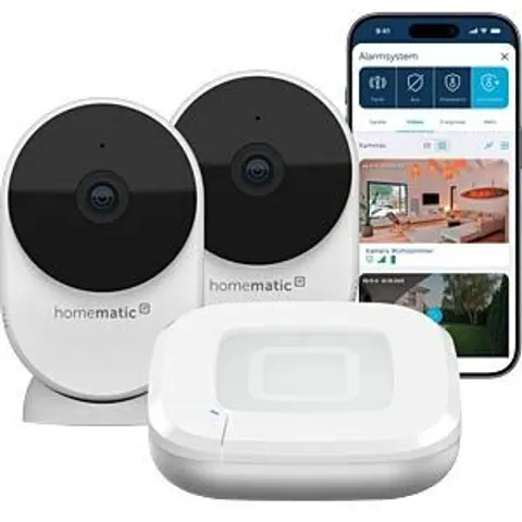 HOMEMATIC IP HMIP HAP2-CI-B2 - Starter Bundle - 2x Basic Indoor Camera – image 2