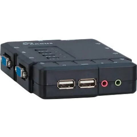 Inter-Tech KVM-CS-41UA KVM switch Black – image 2