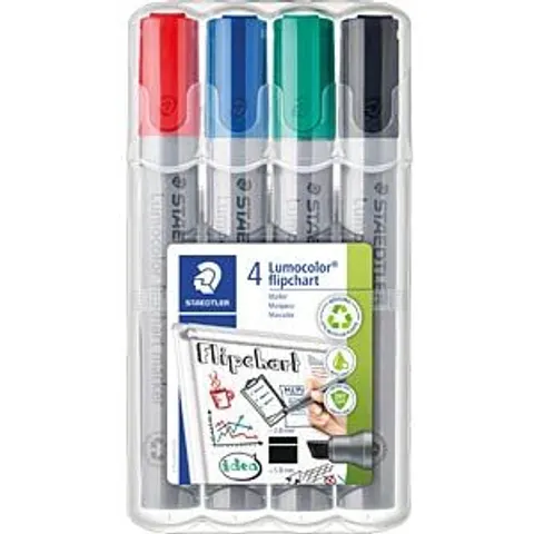 STAEDTLER 356BWP - Flipchart marker, chisel tip, Set – image 2