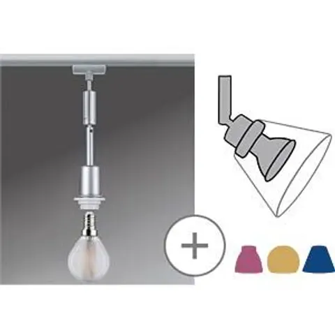 PAULMANN PLM 96969 - URail pendant light DecoSystems basic, E14, max. 20 W, dimmable – image 2