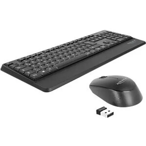 DELOCK 12674 - Keyboard/mouse combination, wireless, black – image 2