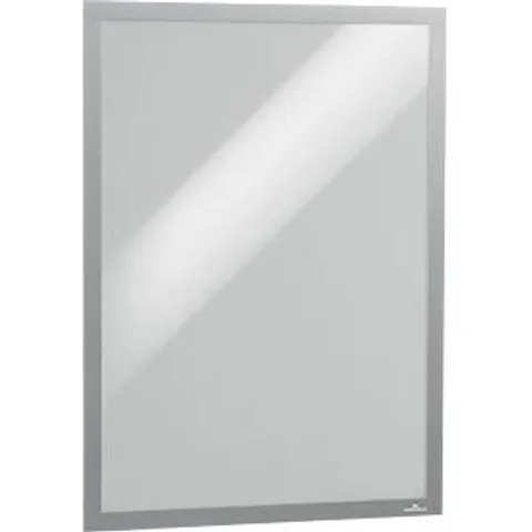 DURABLE 505323 - Signage frame, A2, self-adhesive, hinged, silver – image 2