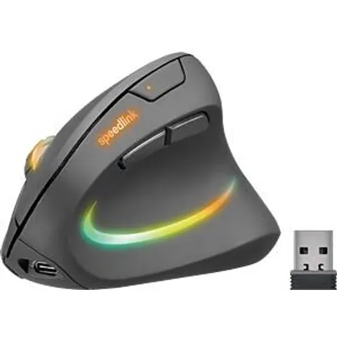 SPEEDLINK SL-630026-BK - Mouse, Bluetooth/wireless, vertical, RGB, black – image 2