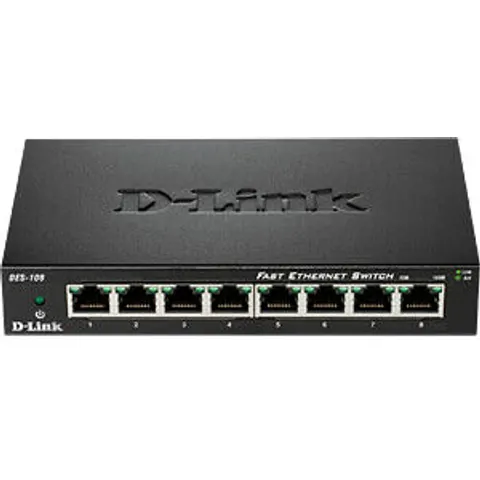 D-Link DES-108 Black – image 2