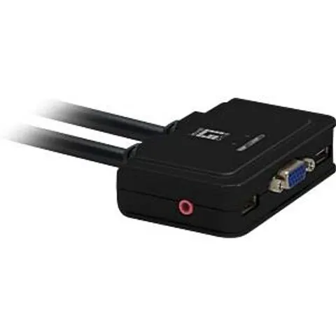 LEVELONE KVM0223 - 2 Port USB VGA Cable KVM Switch – image 2
