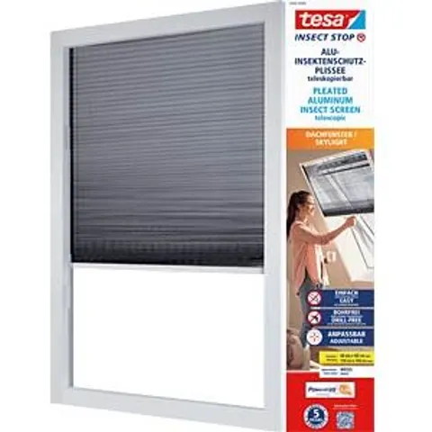 TESA 55804 - tesa® insect screen pleated skylight, white – image 2