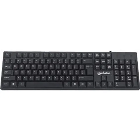 MANHATTAN 179324 - Wired keyboard, USB, black, Layout:DE – image 2
