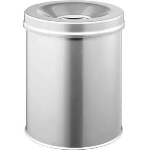DURABLE 330523 - Safe paper bin, round, 15 l, silver – image 2