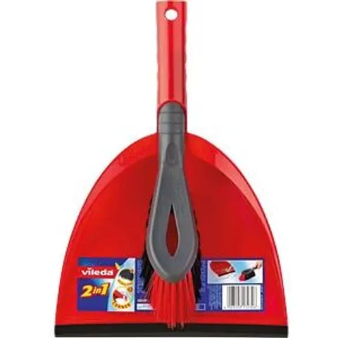 Vileda 2 In 1 Dustpan and Brush Set – image 2
