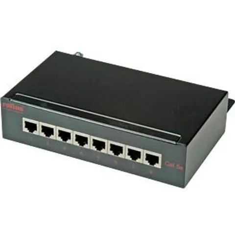 ROLINE 26110310 - Patch panel, 8-port, Cat. 5e, black – image 2