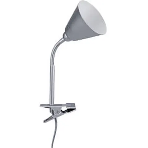PAULMANN PLM 95432 - Clip-on light Vitis, E14, flexible, gray – image 2