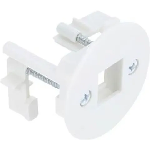 DELOCK 91381 - Keystone module support for wall mounting / table mounting, whit – image 2