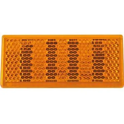 DOBPLAST ANHGR 763412 - Trailer - reflector, rectangular, self-adhesive, yellow – image 2