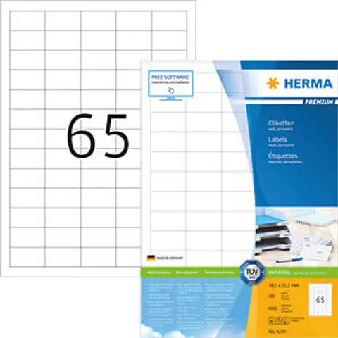 HERMA 4270 - PREMIUM A4 labels 100 sheets/pack – image 2