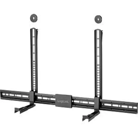 LogiLink Soundbar mount. universally compatible. 86-155mm width. black – image 2