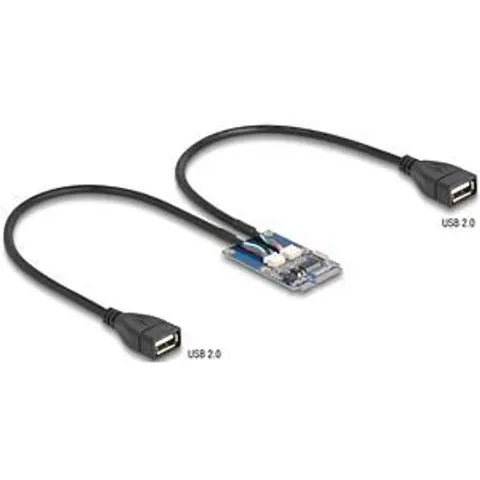 DELOCK 64346 - Mini PCIe > 2x USB 2.0 A – image 2