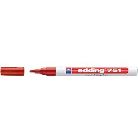 EDDING 751RT - Paint marker, red, 1.0 - 2.0 mm – image 2