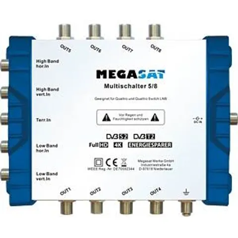 MEGASAT 0600150 - Multiswitch, 5 in 8 – image 2