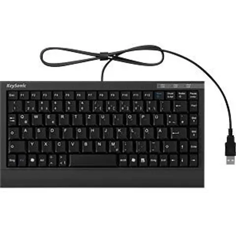 KEYSONIC 12509 - Keyboard, USB, black, US – image 2