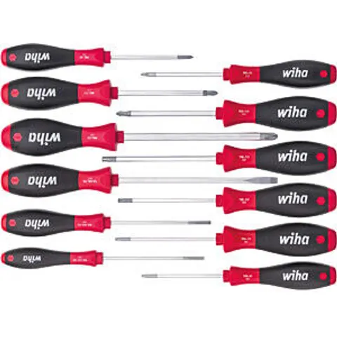 Wiha SoftFinish Mixed Screwdriver Set, 12 Piece – image 2
