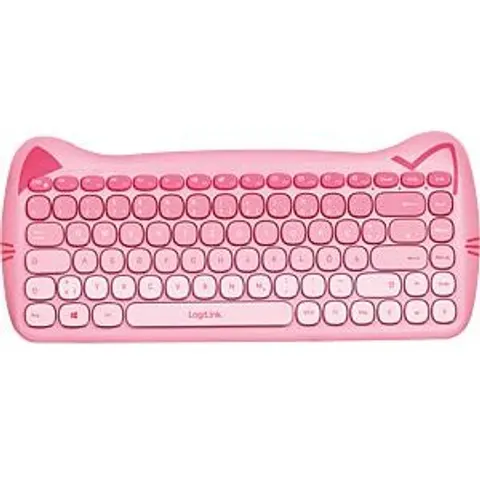 LogiLink Kids Keyboard 2.4G Combo set. pink – image 2