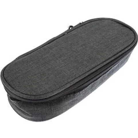 KANGARO 56303 - Pencil case, oval, dark grey – image 2