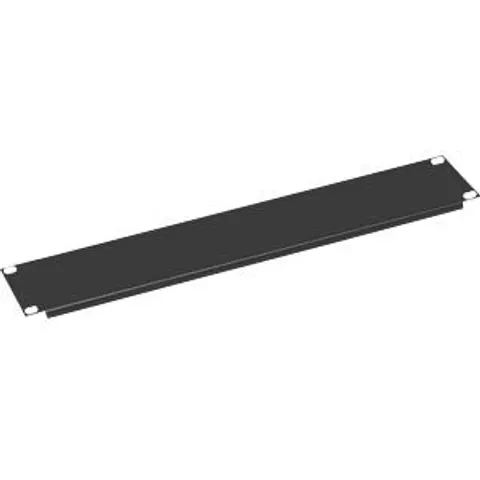 "VALUE 26990299 - 19"" blanking plate 2 U, black" – image 2