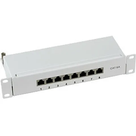 EFB-ELEKTRONIK "EFB 37737.8 - Mini-Patchpanel STP Cat.6A, 10"" 1U" – image 2