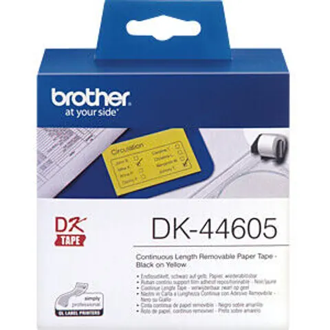 Brother DK-44605 printer label Yellow – image 2