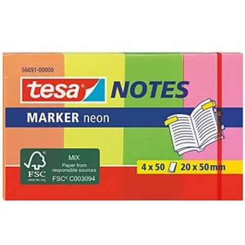 TESA 56691 - Tesa® Marker Notes, 20 x 50mm, 4x 50 sheets – image 2