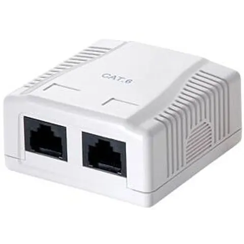 EQUIP 235212 - 2-Port Cat.6 Surface Mounted Box – image 2