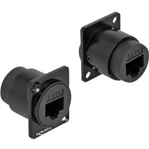 DELOCK 86782 - D-type module RJ45 Cat.6 jack to jack – image 2