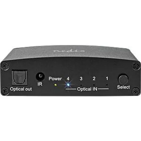 NEDIS N ASWI2514BK - Toslink Switch, 4x – image 2