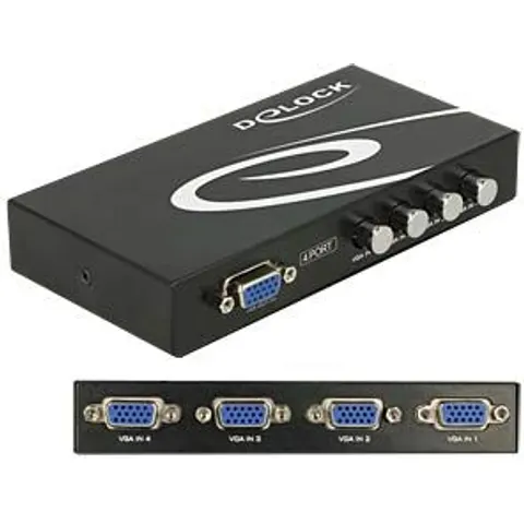 DELOCK 87635 - Switch, 4-Port VGA, manual bidirectional – image 2