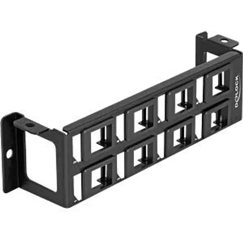DELOCK 86517 - Keystone Mounting Panel 8 Port surface mount vertical – image 2