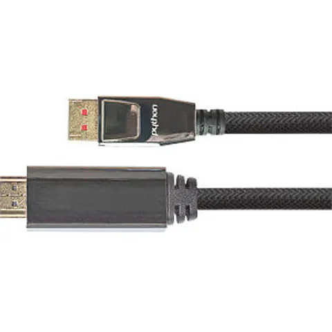 PYTHON GC M0216 - DisplayPort 1.4 to HDMI 2.0 A plug, 1 m, black – image 2