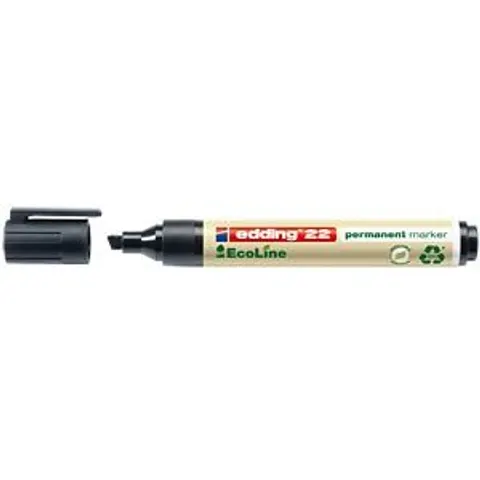 EDDING 22SW - Permanent marker, refillable, black – image 2