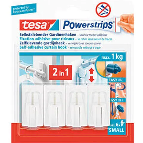 TESA 58034 - tesa Powerstrips® Curtain Hooks – image 2