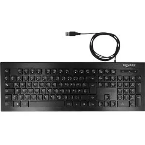 DELOCK 12672 - Keyboard, USB, black – image 2