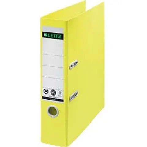 LEITZ 10180015 - 180° Quality Folder, Yellow, 80 mm – image 2