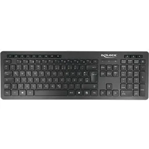 DELOCK 12004 - Wireless Keyboard, USB, black – image 2