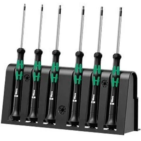 Wera 6 Piece 2067/6 Kraftform Micro Security Torx Screwdriver Set – image 2