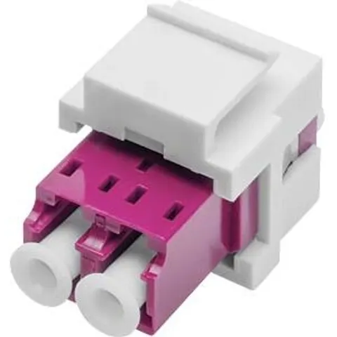 Digitus Fiber optic LC/LC duplex coupler. Multimode-OM4. Keystone modu – image 2