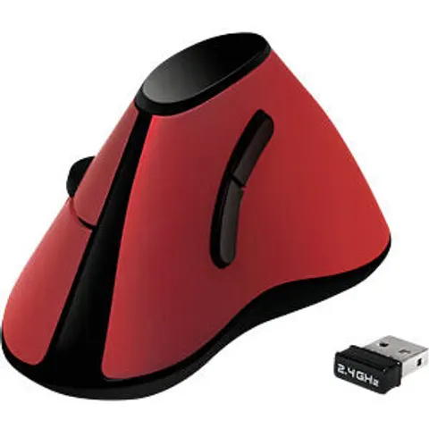 LOGILINK ID0159 - Wireless mouse, optical, vertical, red – image 2